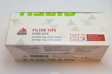 Brand New Gizeh Paper Filter Tips Lot Of 24 Filters 35 Leaves Each King Size