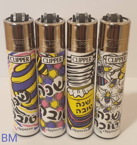 Brand New 4 Clipper Lighters Good Year Collection Full Series Refillable