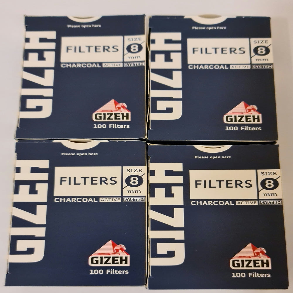 Activated Charcoal Filters for Rolling 8,4mm - 1 Box = 100 Filters