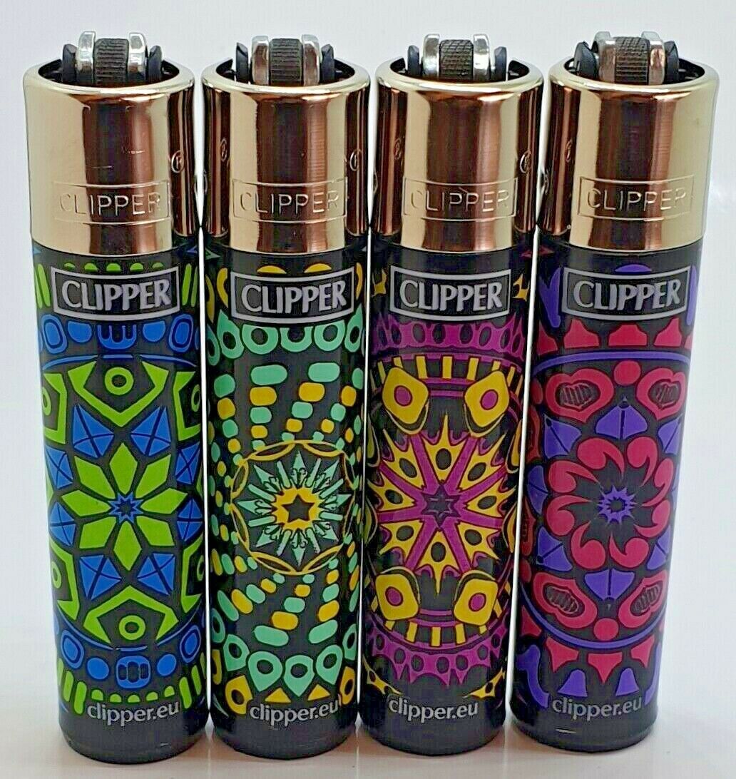 Briquet CLIPPER EYE MANDALA Lot de 4  choix de Modèles sur le site