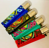 Brand New 4 Clipper Lighters Leaves World 4 Collection Full Set Refillable