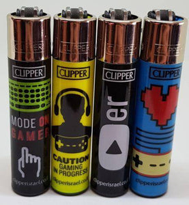 4 Clipper Lighters Gamers Collection - Clipper Lighters