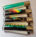 4 Clipper Lighters Rastafari Collection - Clipper Lighters
