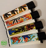 Brand New 4 Clipper Lighters Grass 93 Collection Full Set Refillable