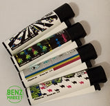 Brand New 4 Clipper Lighters Grass 64 Collection Full Set Refillable