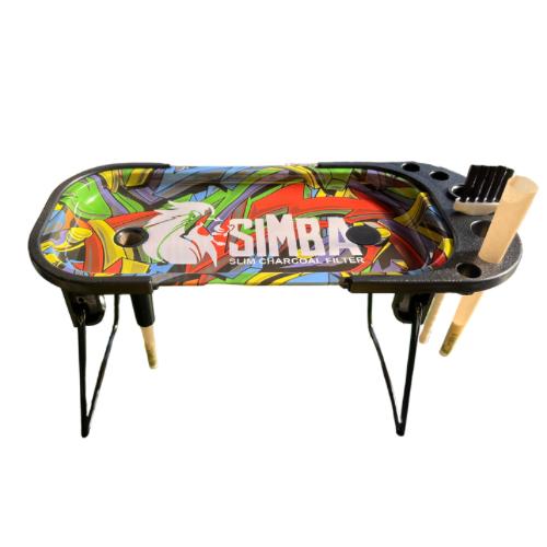 Brand New SIMBA Cone Filling Station with Foldable Legs – Perfect for Rolling and Filling