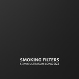Brand New Ultraslim Smoking Filters 5.3/22mm – Long Size | Premium Quality Lot Of 30×120