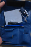 Leather Snuff Kit with Mirror & Bottle – Multiple Colors