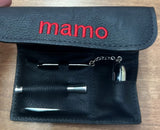 Leather Snuff Kit with Mirror & Bottle – Multiple Colors