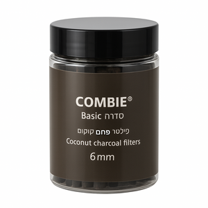 COMBIE® Coconut Charcoal Filters 100pcs Jar  Basic Series