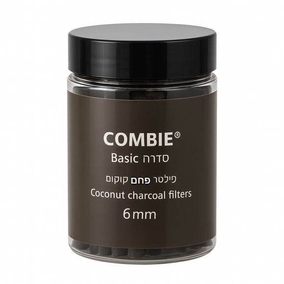 COMBIE® Coconut Charcoal Filters 100pcs Jar  Basic Series