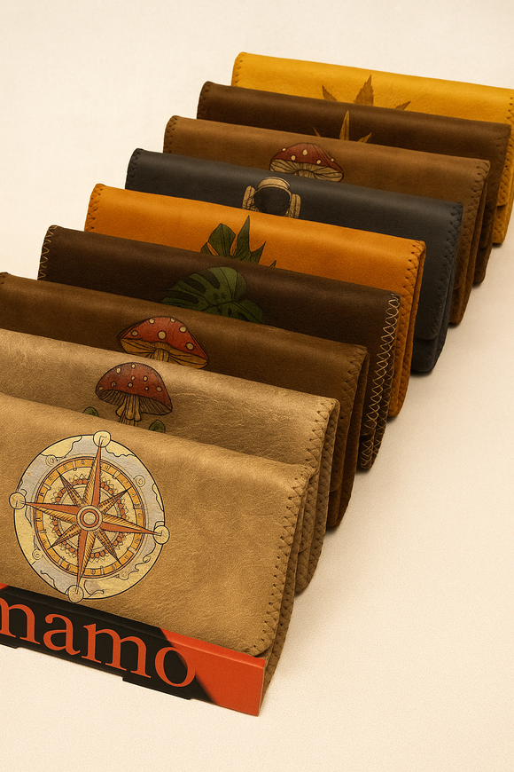 Brand New Mamo Leather Tobacco Pouches