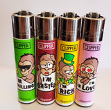 4 Clipper Lighters I am  Collection Unused Refillable - benz-market