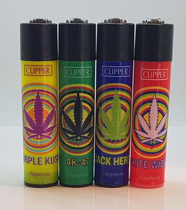 Brand new 4 Clipper Lighters Weed Teams Collection Unused Refillable - benz-market