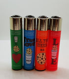4 Clipper Lighters Love Cookies Collection Full Series refillable lighters