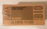 New Dark Horse King Size Slim Rolling Papers+Tips Unbleached 24x34 Booklets