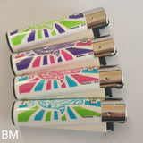 Brand New 4 Clipper Lighters  Hamsa Collection Unused Refillable