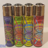 Brand New 4 Clipper Lighters Star Of David Collection Full Series Refillable