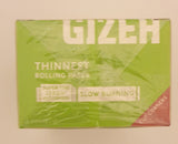 Brand New Gizeh Closed Box of 50 Booklets Super Fine Rolling Papers 12.0 g/m