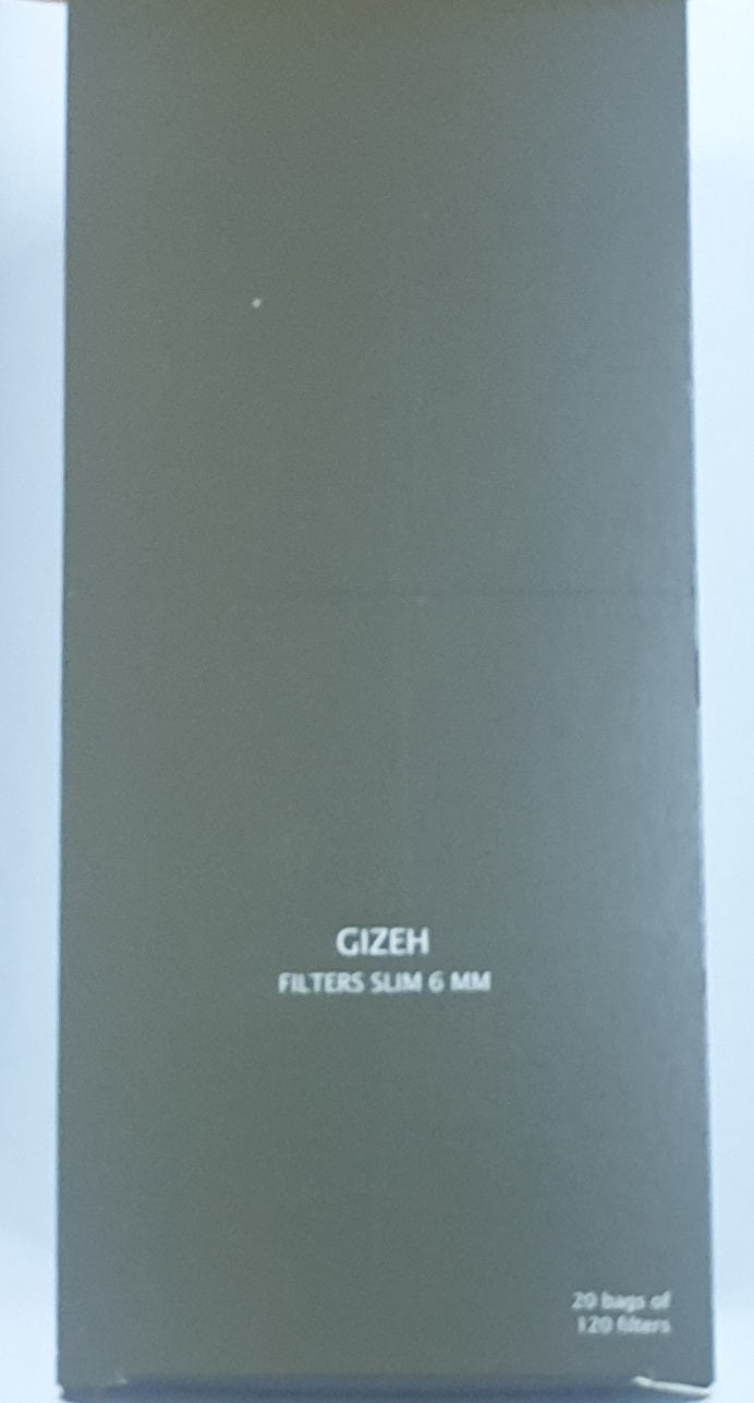 Gizeh Slim Menthol Eindrehfilter 6mm 120 Stk