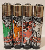 Brand New 4 Clipper Lighters Recycle Collection Full Set Refillable Original