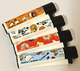 Brand New 4 Clipper Lighters Breakfast Collection Full Set Refillable