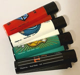 Brand New 4 Clipper Lighters Real State Collection Full Set Refillable
