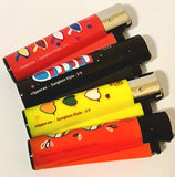 Brand New 4 Clipper Lighters Sunglass Style Collection Full Set Refillable