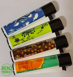 Brand New 4 Clipper Lighters Grass 59 Collection Full Set Refillable