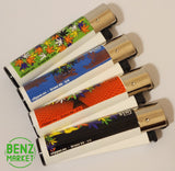 Brand New 4 Clipper Lighters Grass 88 Collection Full Set Refillable