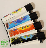 Brand New 4 Clipper Lighters  Grass 86 Collection Unused Refillable