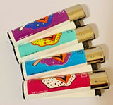 Brand New 4 Clipper Lighters Ice Cream collection full series refillable lighters