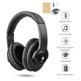Wireless Bluetooth 4.1 Stereo Headset Adjustable With Functions Of 1300Mah 200H Standby Time 18H Talk Mic And Volume Control For Smartphone