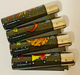 Brand New 4 Clipper Lighters Horoscope B Collection Full Set Refillable