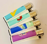 Brand New 4 Clipper Lighters Name 2 Collection Full Set Refillable
