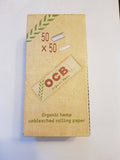 Ocb Rolling Papers Organic Hemp 50 Booklets 70Mm - Rolling Papers
