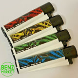 Brand New 4 Clipper Lighters Grass 34 Collection Full Set Refillable