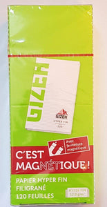 Gizeh 20 Booklets Magnet Closer Rolling Papers Super Fine 12.0