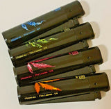 Brand New 4 Clipper Lighters Fire Leaves Collection Full Set Refillable