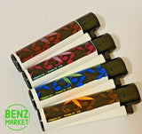 Brand New 4 Clipper Lighters Grass 31 Collection Full Set Refillable