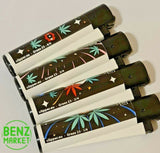 Brand New 4 Clipper Lighters Grass 23 Collection Full Set Refillable