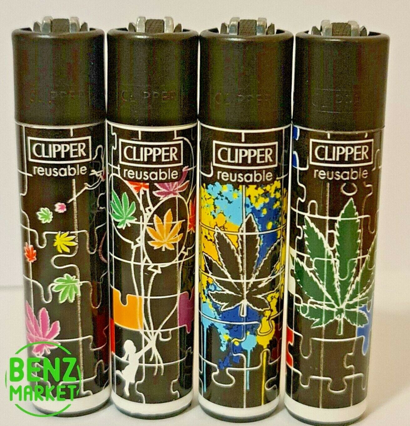 Briquet Clipper - Collection complète briquet clipper x 4 - Splatter Symbols
