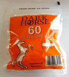 Lot of 30 Bags Dark Horse Cigarette Filter Tips 8mm/22mm 60 Tips Each Bag New - benz-market