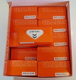Brand New Gizeh Slim Rolls Rolling Papers Lot Of 20 Rolls of 5 Meters 14.0 g/m - benz-market