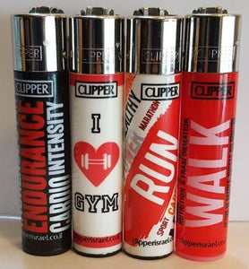 4 Clipper Lighters Gym Collection - Clipper Lighters
