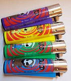 4 Clipper Lighters Mr Dead - Clipper Lighters