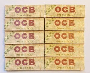 Ocb Rolling Papers Organic Hemp Lot Of 10X50 Booklets 70Mm - Rolling Papers
