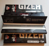 Gizeh King Size Slim Rolling Papers+Tips 26 Booklets Of 34 Leaves Magnetic - Rolling Papers